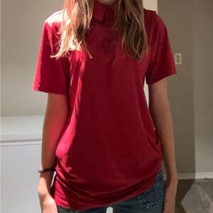 Classic Red Polo Shirt for Women